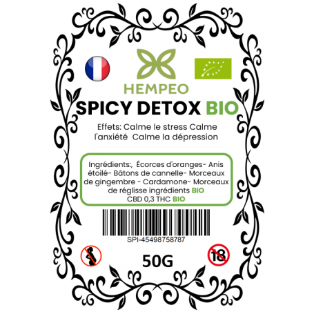 Spicy Detox CBD Bio - CBD BY DAVID